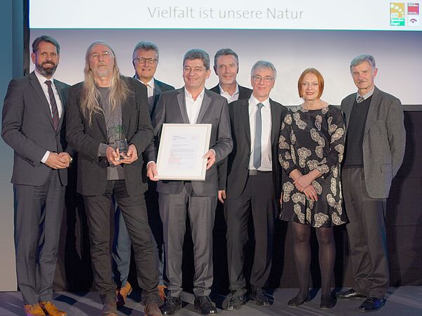 Biodiversitätspreis 2018: Preisträger und Laudatoren, Foto: Marco Heggen Biodiversitätspreis 2018: Preisträger und Laudatoren, Foto: Marco Heggen